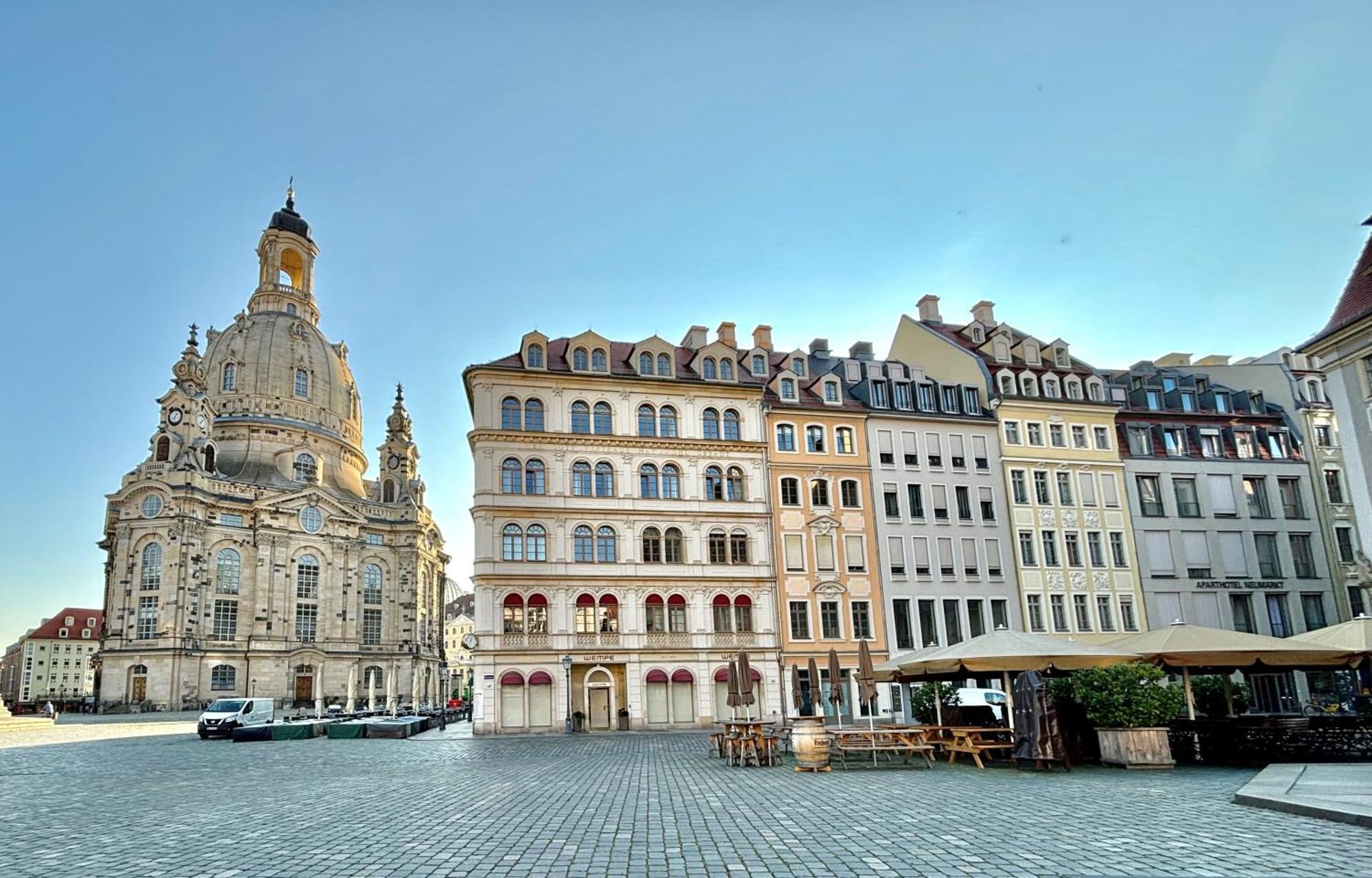 Familienapartment Am Neumarkt Lll Дрезден Екстериор снимка